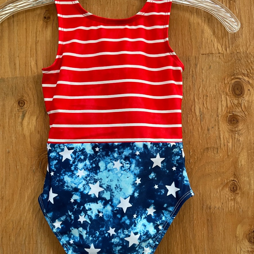 Cat & Jack Red and White One Piece Swimsuit
